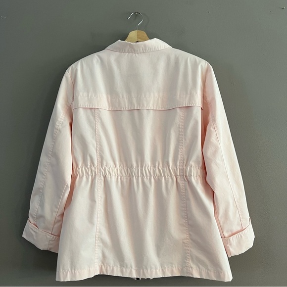 MACKINTOSH New England Rain Windbreaker Nautical Coat Jacket Pink Petit XL - Picture 6 of 16